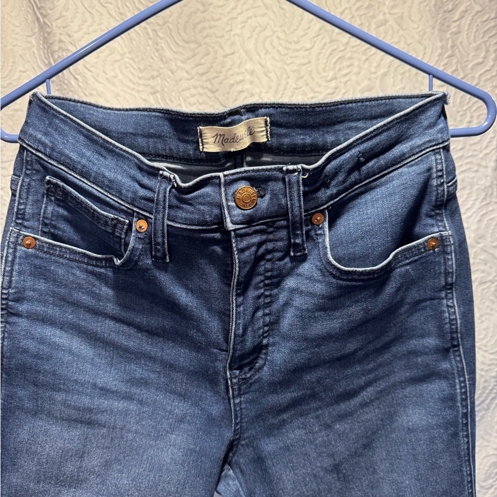 Madewell mid-rise stovepipe jeans